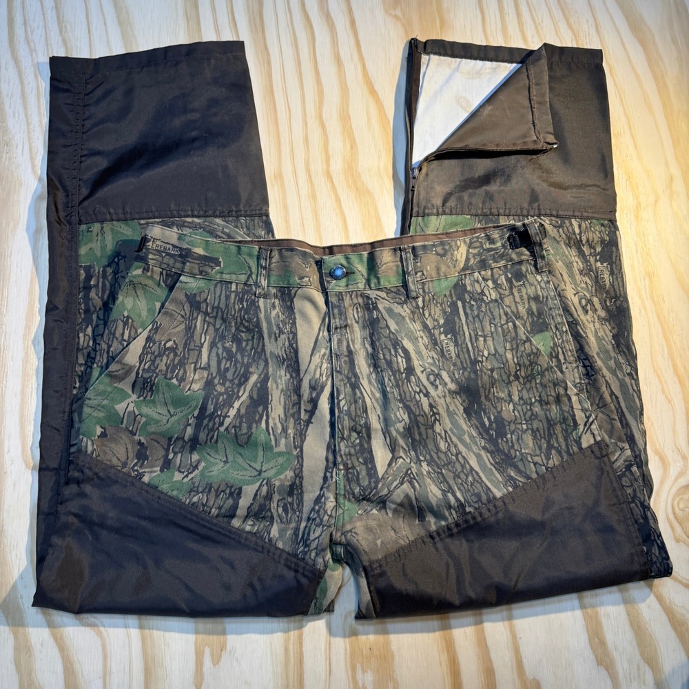 Winchester Men's Trebark Camo Waterproof Overlay Hunting Pants Size L